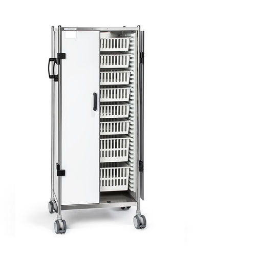 Operating room trolley - 706 DN.(6)72.(2)73 - Insausti - storage / stainless steel / with basket