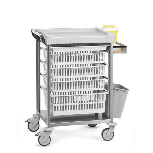 Medical trolley - 165AB.32R.50AB - Insausti - for consumables / treatment / handling