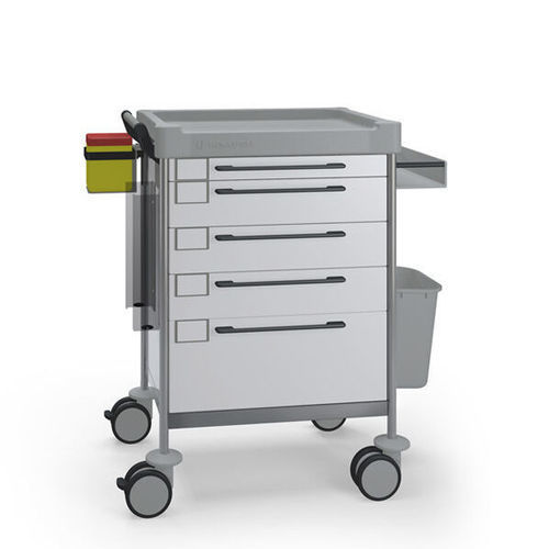 Medical trolley - 1607 W - Insausti - treatment / stainless steel / polyethylene