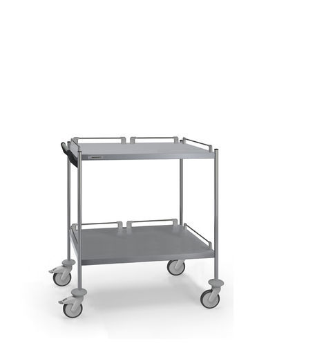 Hospital trolley - 520 - Insausti - transport / stainless steel / 2-shelf