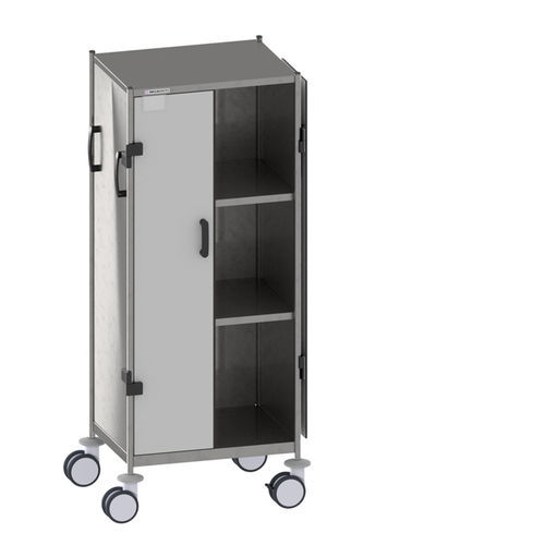 Hospital trolley - 603 DN - Insausti - transport / stainless steel / 2-door
