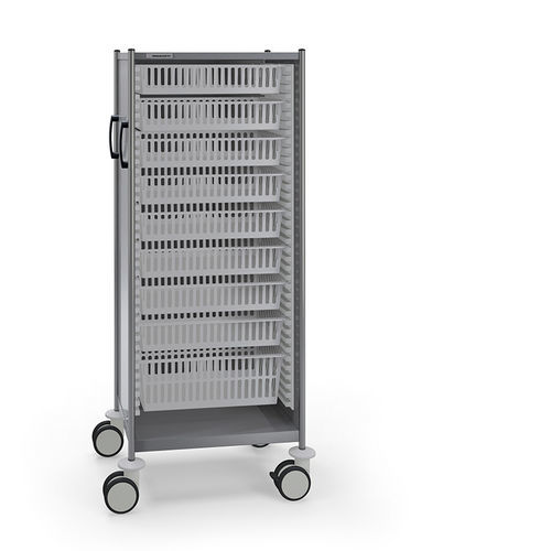 Hospital trolley - 606 OP.(8)72.73 - Insausti - transport / stainless steel / 9-drawer