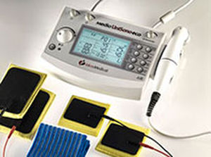 Electric stimulator - Medio UniSono eco - Iskra Medical - ultrasound diathermy unit / tabletop / TENS