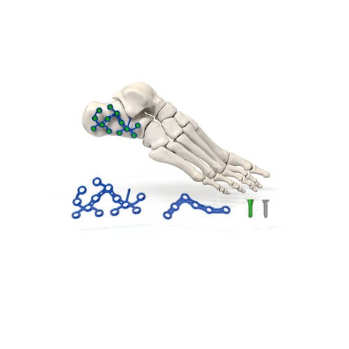 Calcaneus compression plate - ARIX 3.5 - Jeil Medical Corporation - locking / titanium