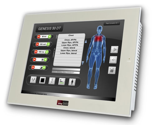X-ray generator control panel - DTK - 15 - Josef Betschart - xraySWISS - with touchscreen