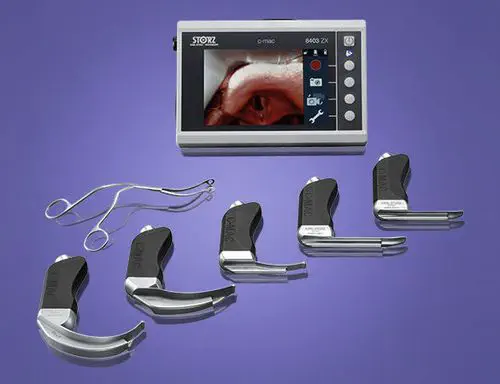 はに Pediatric video laryngoscope - C-MAC® - KARL STORZ - with blade