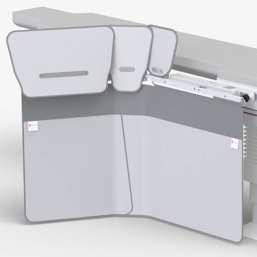 X-ray radiation shielding screen - 312/DS-060/1/3 - Kenex Electro-Medical - examination table-mounted / 0.50 mm