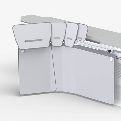 X-ray radiation shielding screen - 312/DS-039/10/4 - Kenex Electro-Medical - examination table-mounted / 0.50 mm