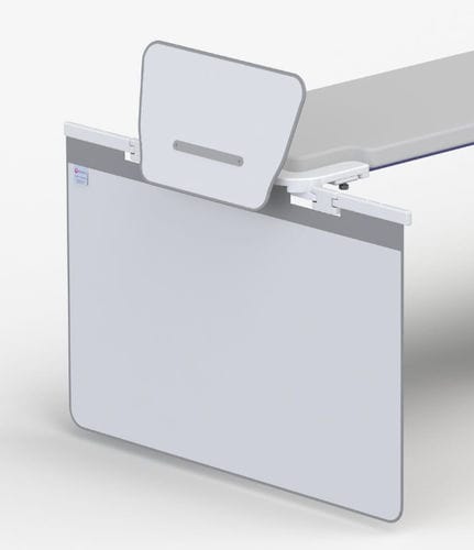 X-ray radiation shielding curtain - 313/A3 - Kenex Electro-Medical - examination table-mounted / 0.50 mm