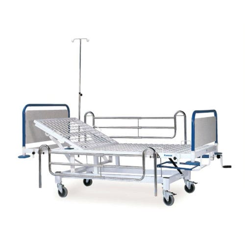 Hospital bed - K008 / A - Kenmak Hospital Furnitures  - manual / Trendelenburg / on casters