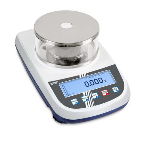 Precision laboratory balance - PLJ 1200-3A - KERN & SOHN - for pharmacies / with LCD display / graphic display