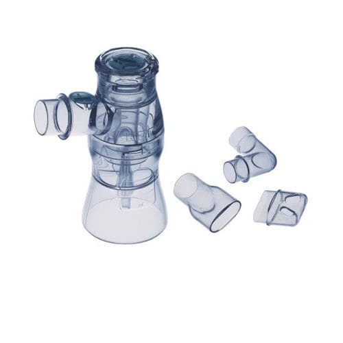 Pneumatic nebulizer - KM-1003 - KOO Industries - pediatric / hand-held / with mask
