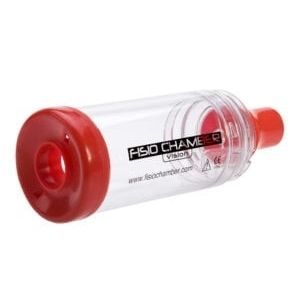 Patient breathing circuit inhalation chamber - Fisiochamber™ - KOO Industries - with mask