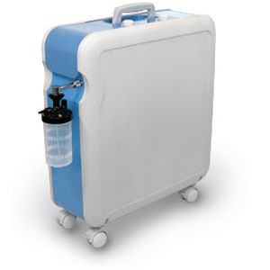 Medical oxygen concentrator - O2 - Kröber Medizintechnik  - on casters / modular