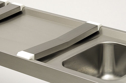 Autopsy table backrest - KS 10/1030 - KUGEL medical GmbH & Co. KG - adult / stainless steel / anatomical
