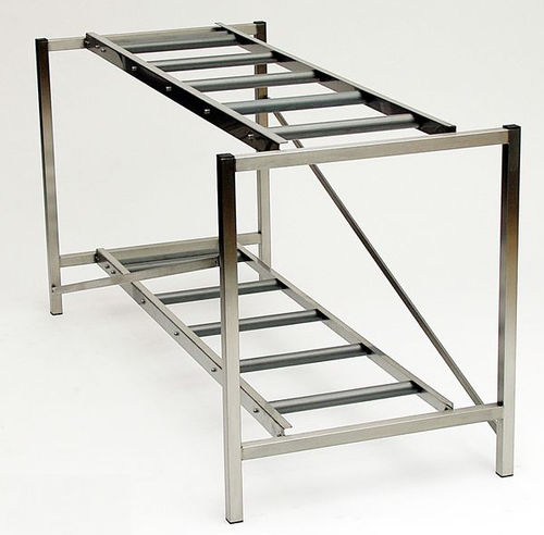 3-shelf shelving unit - RE 30/900-03 - KUGEL medical GmbH & Co. KG - mortuary / stainless steel