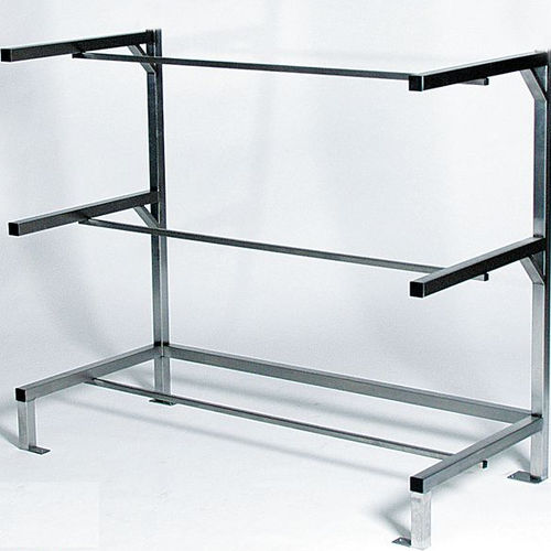 3-shelf shelving unit - KRA-03 - KUGEL medical GmbH & Co. KG - mortuary / stainless steel