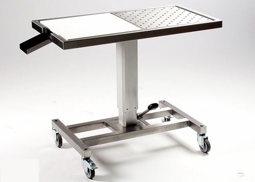 Instrument trolley - BTH 81/8060-AS - KUGEL medical GmbH & Co. KG - stainless steel / hydraulic / mobile