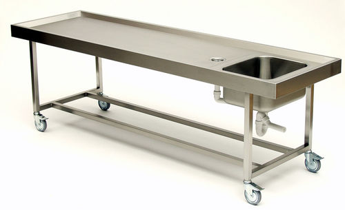 Autopsy table - ST 10/500 - KUGEL medical GmbH & Co. KG - dissection / mortuary washing / anatomy