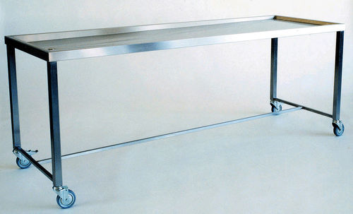 Forensic autopsy table - WT 10/650 - KUGEL medical GmbH & Co. KG - dissection / mortuary washing / mobile