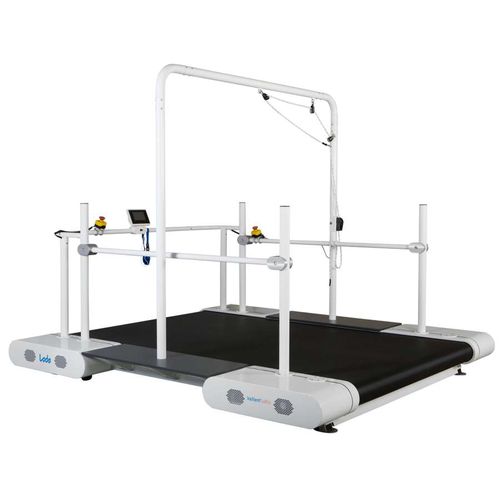 Treadmill with handrails - Valiant Ultra 250 - Lode - with incline / with harness system