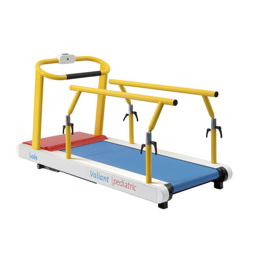 Pediatric treadmill ergometer - Valiant 2 - Lode - with handrails / with incline / with harness system