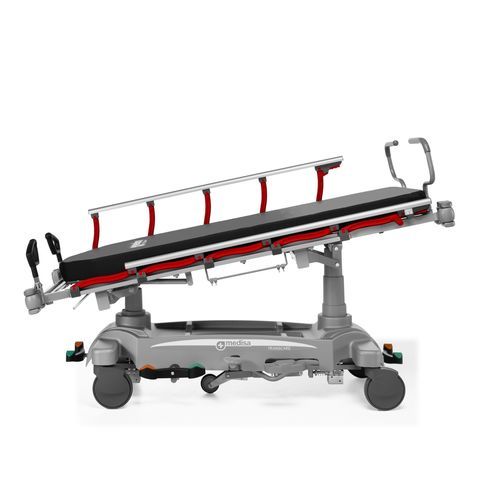 Transport stretcher trolley - Transcare 300 - Medical Iberica - mechanical / hydraulic / pneumatic