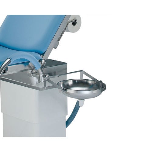 Examination chair-mounted surgical basin stand - 91617 - medifa - stainless steel
