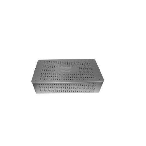 Instrument sterilization tray - 6976 series - Mediflex Surgical Products - aluminium / perforated