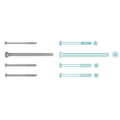 General purpose compression bone screw - MEDIN - cannulated / locking / cortical