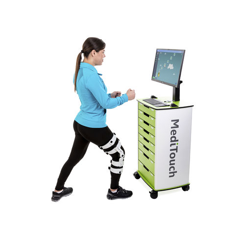 Knee mobility rehabilitation system - LegTutor™ - MediTouch - computer-assisted