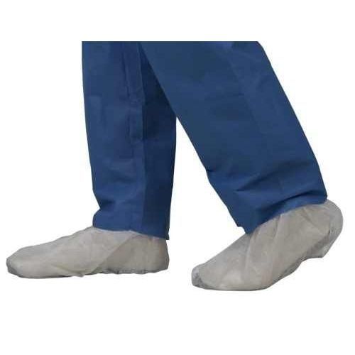 Polypropylene medical shoe cover - CRIE2102W - Medline International - disposable / waterproof / anti-slip