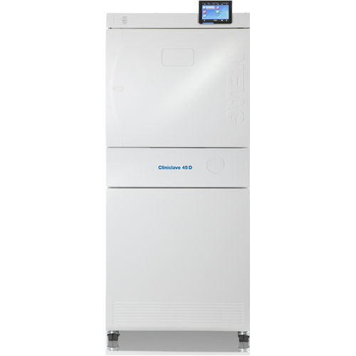Medical autoclave - Cliniclave 45 D  - MELAG - vertical / front-loading / mobile