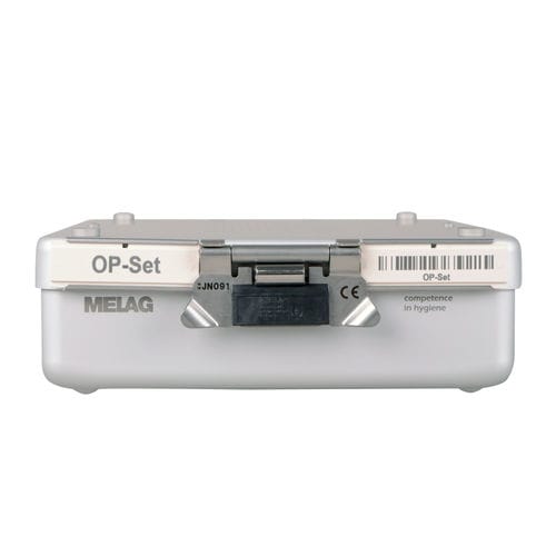 Instrument sterilization container - MELAstore - MELAG - stainless steel / non-perforated