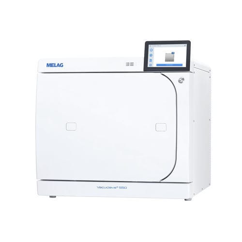 Medical autoclave - Vacuclave 550 - MELAG - benchtop / fractionated vacuum / with touchscreen