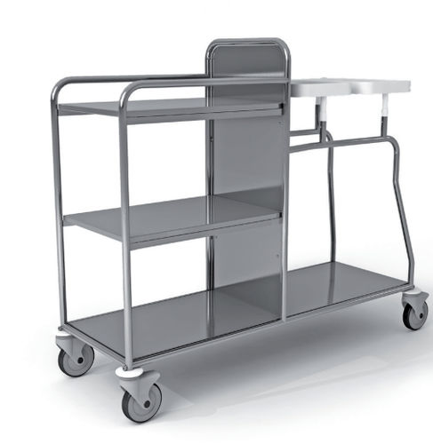 Clean linen trolley - OLMO - Mercura Industries - hospital / storage / laundry