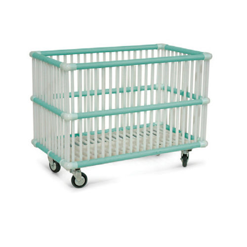 Hospital linen trolley - Plast - Mercura Industries - transport / laundry
