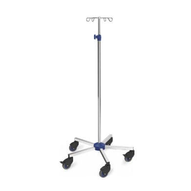 IV stand on casters - 2 030 151 - Mercura Industries - 4-hook