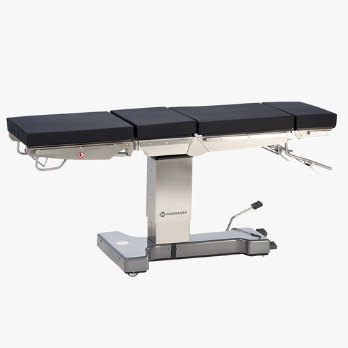 Universal operating table - 100030010 - Merivaara - mechanical / radiolucent / adjustable height