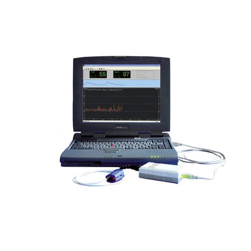 Fingertip pulse oximeter - OXY-TEST 2000M - MES  - medical / USB / computer-based