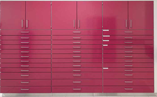 Storage cabinet - STANDARD 2022 - Metallwarenfabrik Walter H. Becker  - for instruments / recycling / hospital