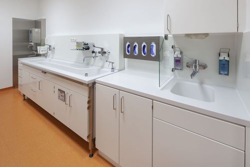Endoscope cleaning sink - 10-3 - Metallwarenfabrik Walter H. Becker 