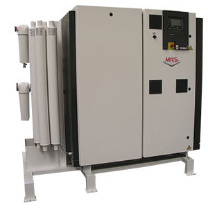 Medical air compression system - HOSPITAIR® SKID - MIL'S - screw / modular / lubricated