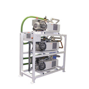 Medical vacuum system - HOSPIVAC®  2 - MIL'S - rotary vane / lubricated