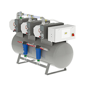 Medical vacuum system - MEDIVAC series - MIL'S - rotary vane / lubricated