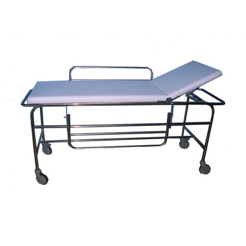 Transport stretcher trolley - M042 - Mobiclinic - manual / with adjustable backrest / 2 sections