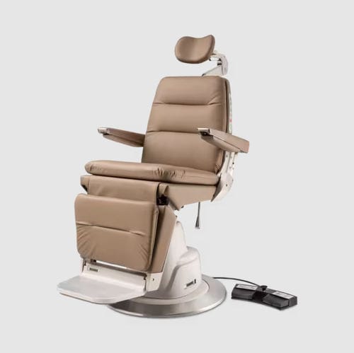 General examination chair - 980  - Haag-Streit Surgical - foot-operated / electro-hydraulic / height-adjustable
