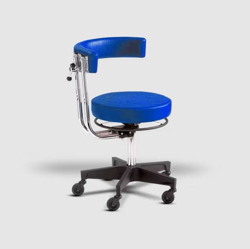 Healthcare facility stool - 534 series - Haag-Streit Surgical - pneumatic / swivel / tilting