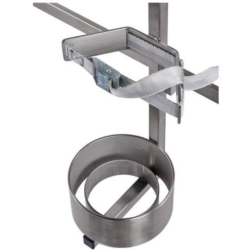 Oxygen cylinder support - ZFH042+5-N - MTH Medical GmbH - modular / stainless steel