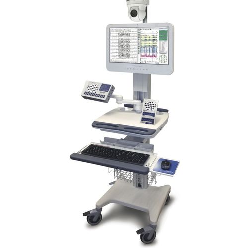50-channel EEG system - BWIII EEG Plus  - NeuroVirtual / SleepVirtual - trolley-mounted